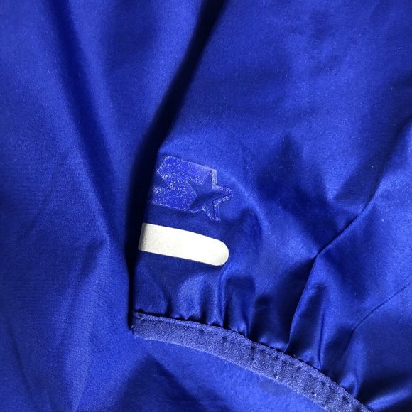 Starter Mens Windbreaker Jacket Size Large Blue Full Zip G122 - Picture 5 of 5